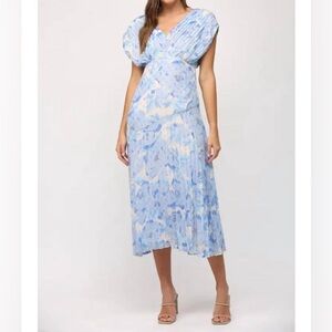 FATE Blue Floral Dress NWT